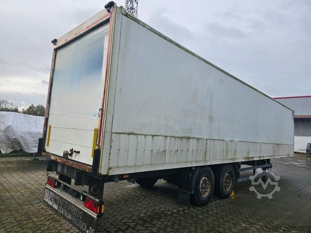 Kofferauflieger SPIER Doppelstock mit Balken, 2 Achser