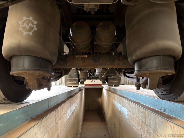 Swap chassis trailer SOMMER Lafette Verzinkt langer Hub 17,5 Reifen