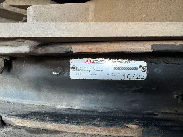 Swap chassis trailer SOMMER Lafette Verzinkt langer Hub 17,5 Reifen