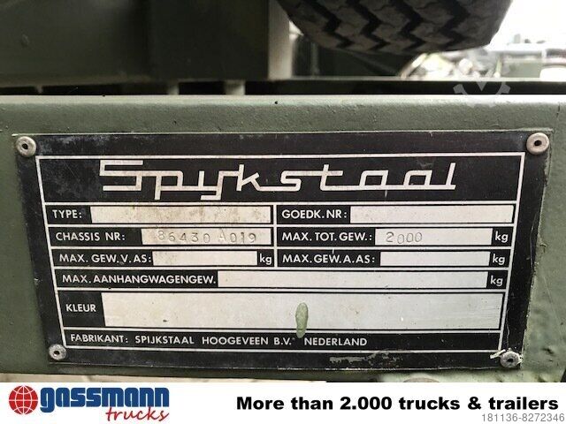 Tanker trailer  SPYKSTAAL Wassertank-Anhänger 8x vorhanden!