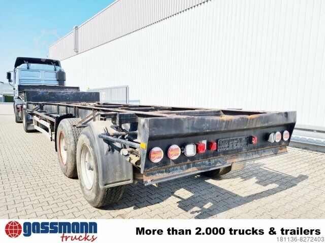 Open semitrailer with tarp Tang TANG Pritschenauflieger