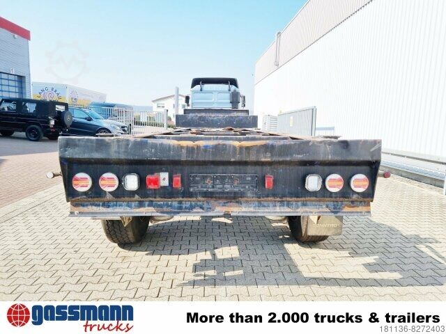 Open semitrailer with tarp Tang TANG Pritschenauflieger