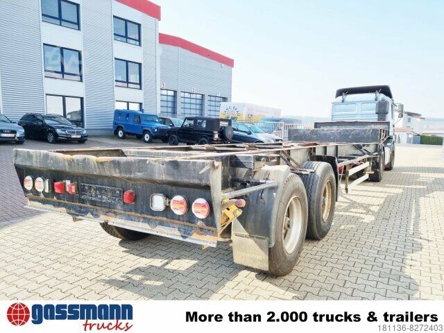 Open semitrailer with tarp Tang TANG Pritschenauflieger