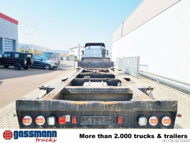 Open semitrailer with tarp Tang TANG Pritschenauflieger