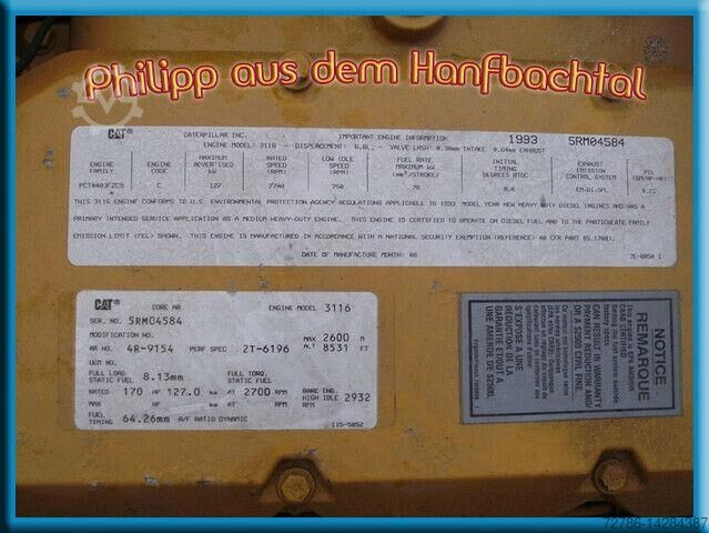 Other Other AM General M109A4 US Army Reo Shop Van Cat Motor