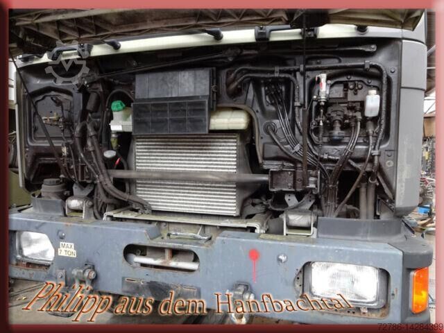 Wechselfahrgestell LKW MAN 16.222 FA 4x4 Army mit Seilwinde, Container