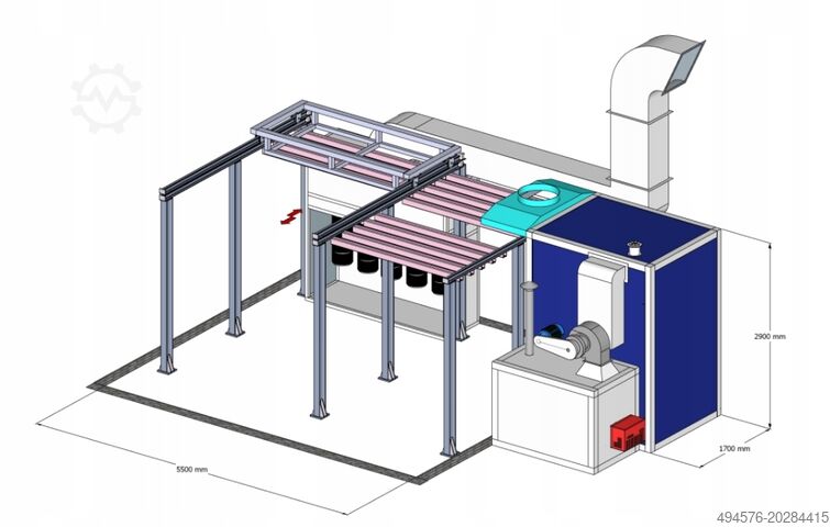 Ofen zur Polymerisation von Pulverbeschi ABC-GROUP Piec