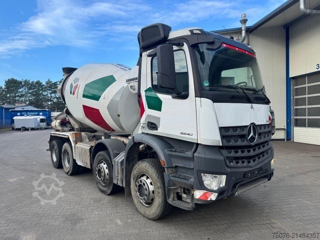 Betonmischer LKW MERCEDES-BENZ MB Arocs 3240 B 9cbm Liebherr HTM904 Klima