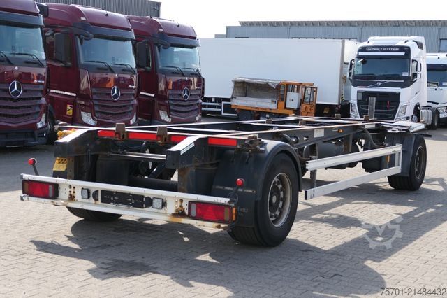Swap chassis trailer SCHMITZ CARGOBULL AWF 18 BDF Wechselfahrgestell SAF-Achsen