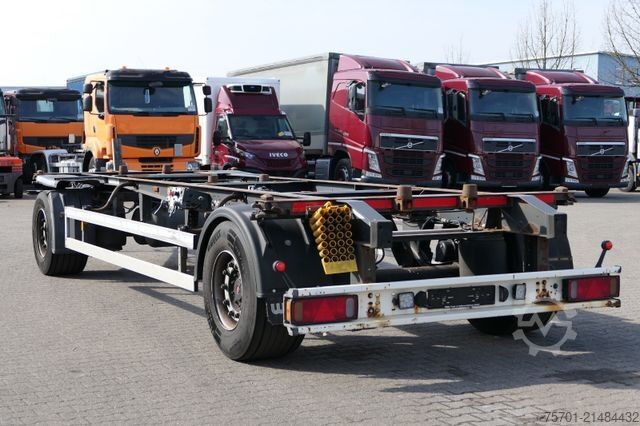 Swap chassis trailer SCHMITZ CARGOBULL AWF 18 BDF Wechselfahrgestell SAF-Achsen