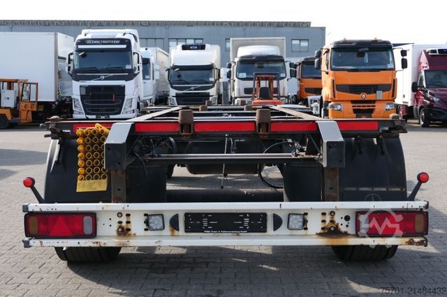 Swap chassis trailer SCHMITZ CARGOBULL AWF 18 BDF Wechselfahrgestell SAF-Achsen