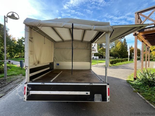 Curtain sider van VOLKSWAGEN T6 PRITSCHE+PLANE DOKA 4 MOTION NAVI KLIMA AHK