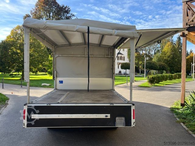 Curtain sider van VOLKSWAGEN T6 PRITSCHE+PLANE DOKA 4 MOTION NAVI KLIMA AHK