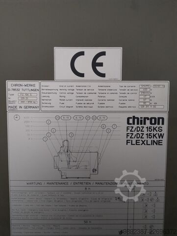 Chiron FZ 15K S Chiron FZ 15K S
