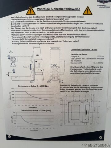 Schweißdrehtisch,Drehtisch,Positionierer Demmeler,Severt,Sideros, Robotix M 2000 3-Achs L-Manipulator
