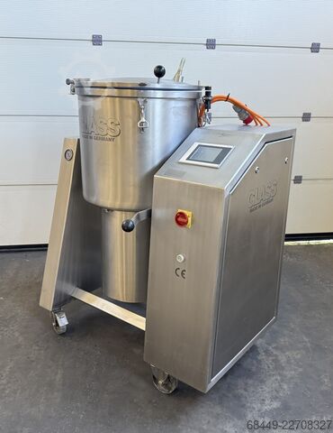Vakuummischer / - Tumbler, VSM 150L Glass Vacuümmenger / -tumbler, Type VSM 150L.