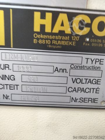 Press brake HACO ERM 40150