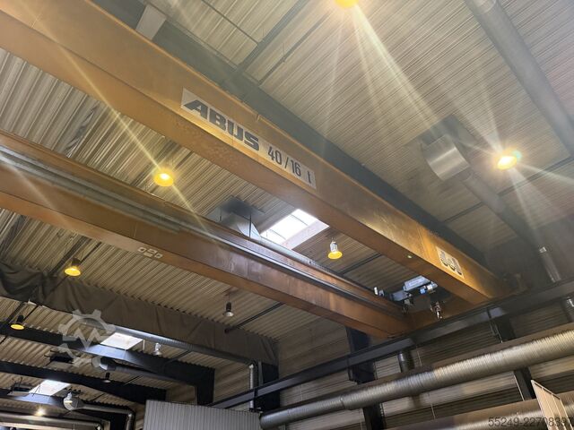 ABUS 40/16 tonne krane 21.100 mm. Abus Overhead crane. 40/16 Ton. Span: 21.100