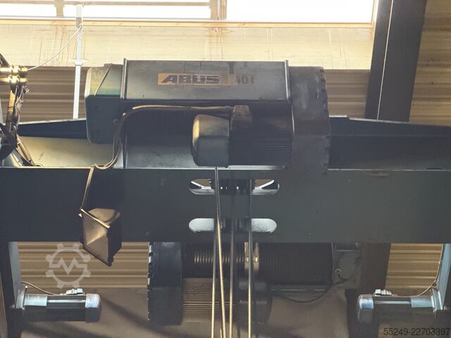 ABUS 40/16 tonne krane 21.100 mm. Abus Overhead crane. 40/16 Ton. Span: 21.100