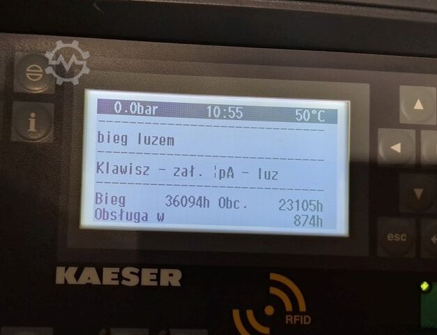 Screw compressor Kaeser CSDX 140, 75 kW, 13 bar, 2016