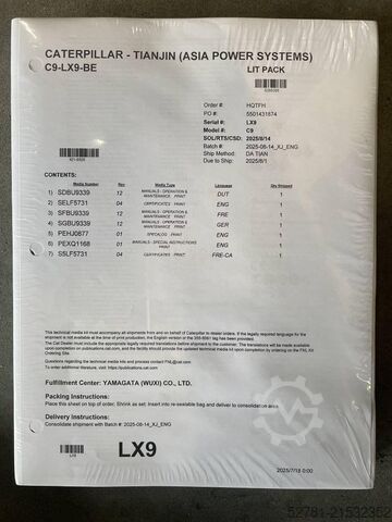 Aggregat Caterpillar DE330E0 - C9 - 330 kVA Generator - DPX-18022