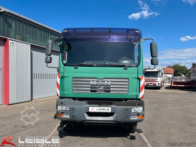Kipper LKW MAN TGM 18.280 4x4BB*Terex-Kran*Meiller-Kipper*
