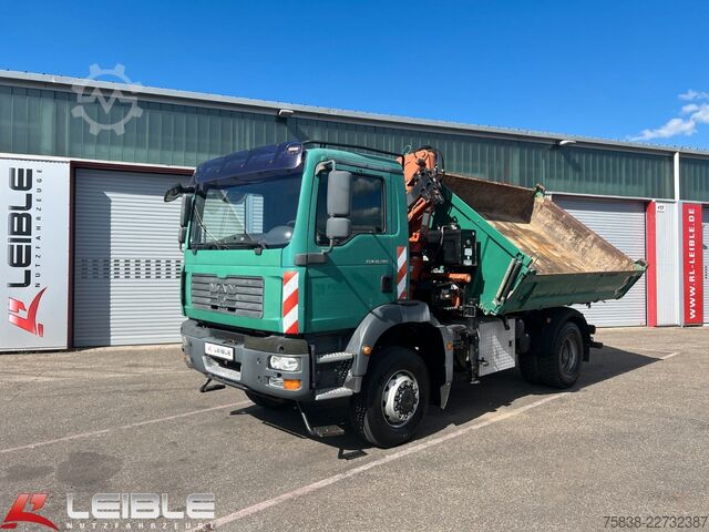 Autokran MAN TGM 18.280 4x4BB*Terex-Kran*Meiller-Kipper*