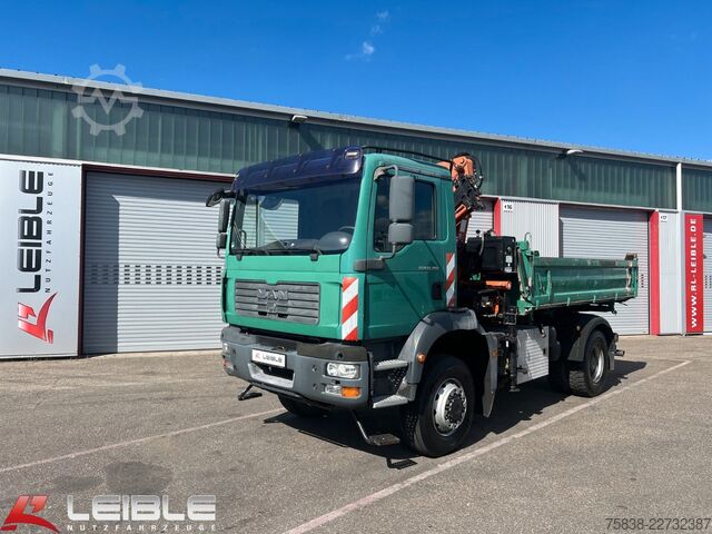 Autokran MAN TGM 18.280 4x4BB*Terex-Kran*Meiller-Kipper*