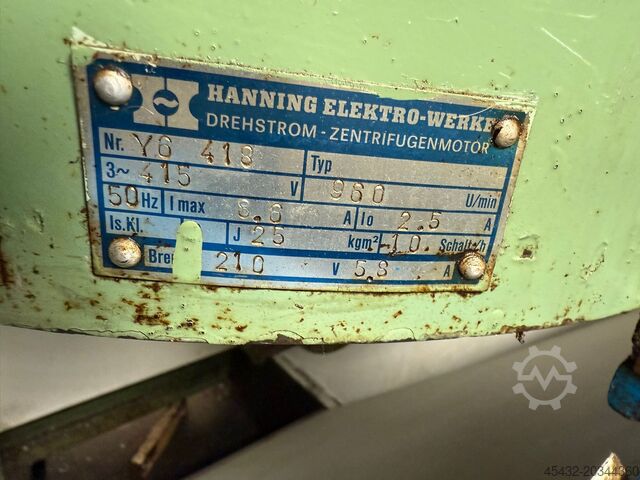 Schweißtisch Cepa und Steimel Zentrifugen