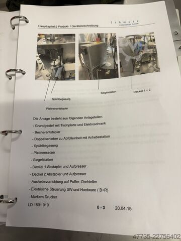 Packaging in cups SCHMUTZAUTOMATION LD 1501010 Abful