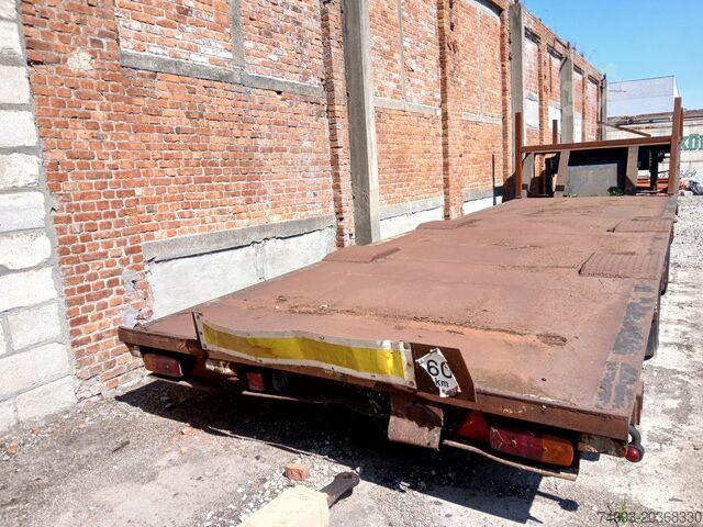 Low-bed trailer for the transport of construction machinery Van hool oplegger 2H0007