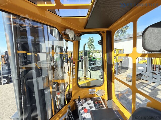 Vierwege-Gabelstapler Combilift C4000 / GAS / DUPLEX 5500 / FREE-LIFT