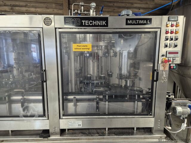 Beer bottling monobloc / counter-pressur SMB Technik Multima 9R/9L/3K