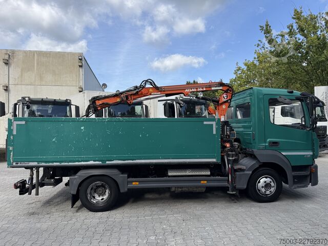 Truck-mounted crane van Mercedes-Benz Atego 818 L Kran Atlas 35.2 A2