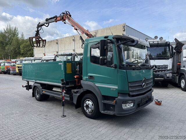 Pick-up van Mercedes-Benz Atego 818 L Kran Atlas 35.2 A2