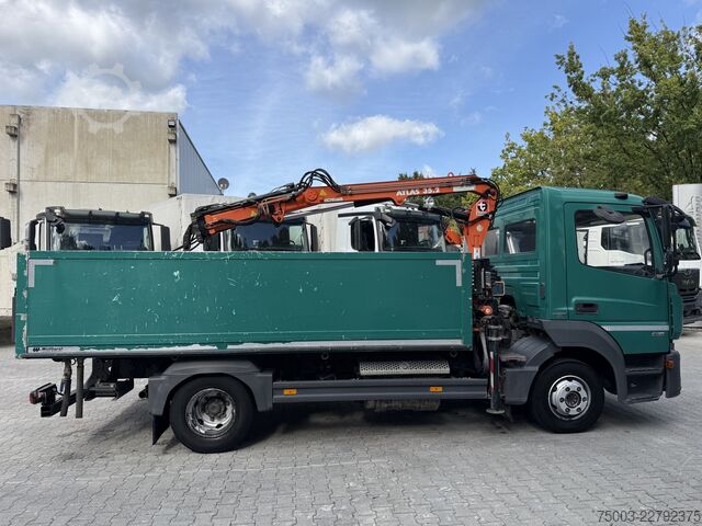 Pick-up van Mercedes-Benz Atego 818 L Kran Atlas 35.2 A2