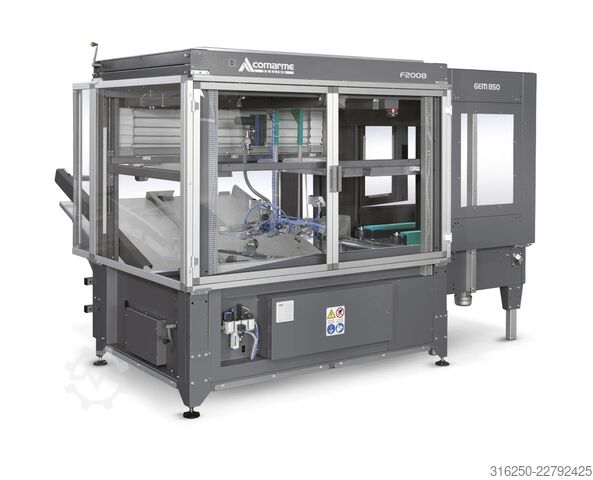 Carton erector Comarme Autom. Kartonaufrichter F2008 + GEM B50