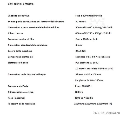 Einzeldosis-Abfüllmaschine V-SHAPES ALPHA ELEA 100