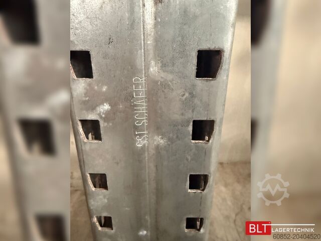 Schwerlastregal Industrieregal 18,7 lfm SSI Schäfer PR600 Palettenregal H:1150cm , 4000 kg Fachlast Hochregale