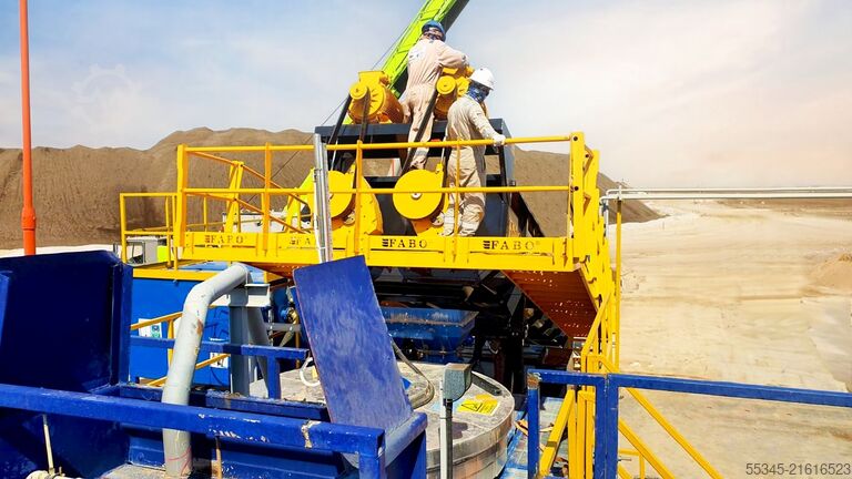 LOG WASHER FABO LOG WASHER LOG WASHER - WASHING SYSTEM FOR GRAVEL