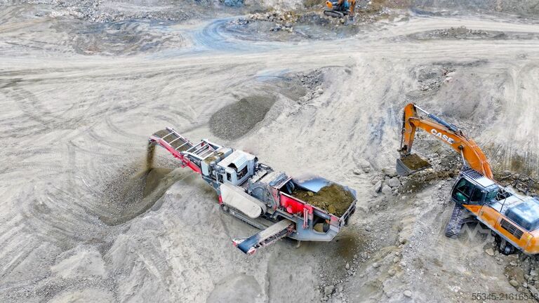 Zerkleinerungsanlage Sandvik QI441 Used Mobile Crusher QI441 Mobile Crusher with FABO Assurance