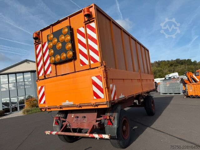 Three-way tipper trailer KÄSSBOHRER 3 - Seiten Kipper Blattfederung + Zusatzaufbau