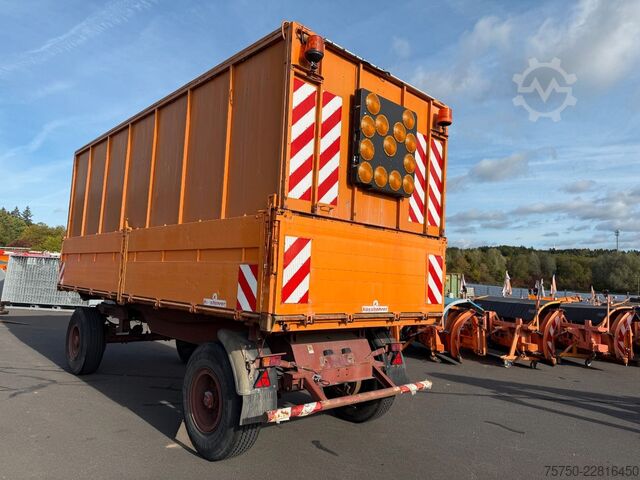 Three-way tipper trailer KÄSSBOHRER 3 - Seiten Kipper Blattfederung + Zusatzaufbau