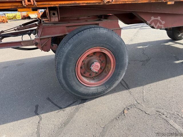 Three-way tipper trailer KÄSSBOHRER 3 - Seiten Kipper Blattfederung + Zusatzaufbau