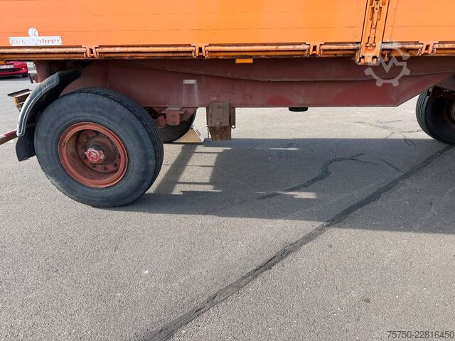 Three-way tipper trailer KÄSSBOHRER 3 - Seiten Kipper Blattfederung + Zusatzaufbau