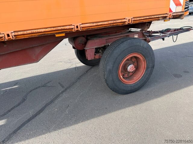 Three-way tipper trailer KÄSSBOHRER 3 - Seiten Kipper Blattfederung + Zusatzaufbau
