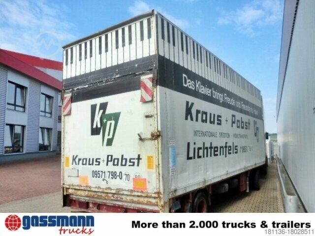 Box trailer SOMMER Sommer AC 160 TL, Möbelkofferanhänger, LBW,