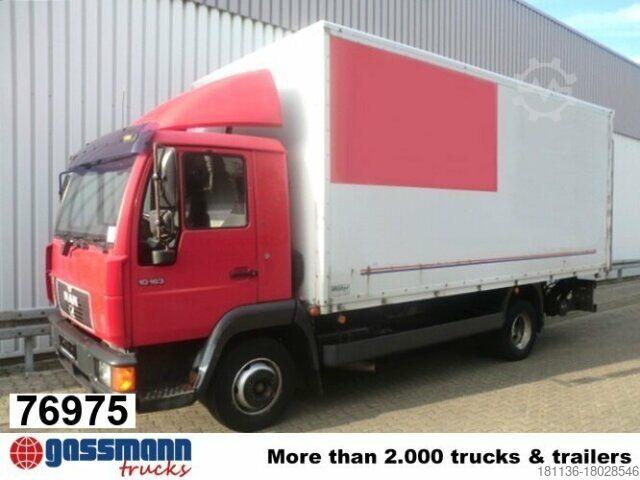 Box truck MAN L35 10.163 4x2