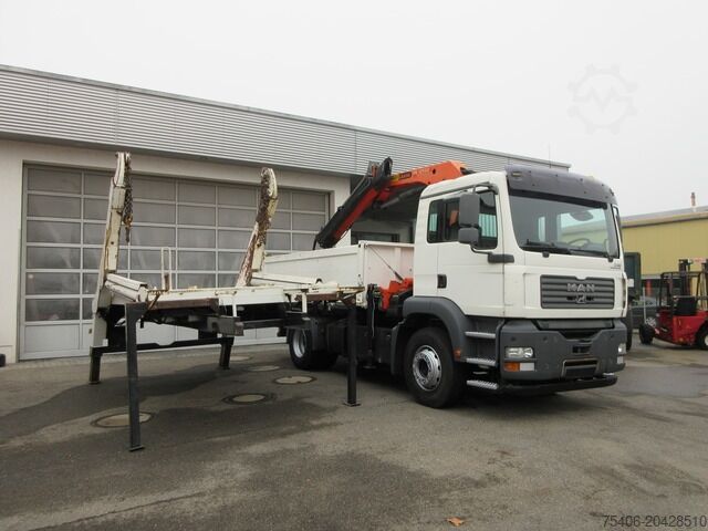 Wechselfahrgestell LKW man TGA 18.310 LL Wechselsystem Kipper Kran/Absetzer
