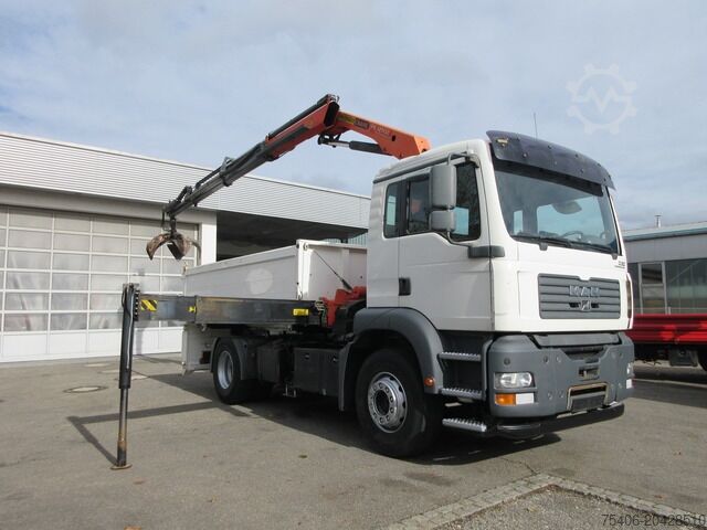 Wechselfahrgestell LKW man TGA 18.310 LL Wechselsystem Kipper Kran/Absetzer